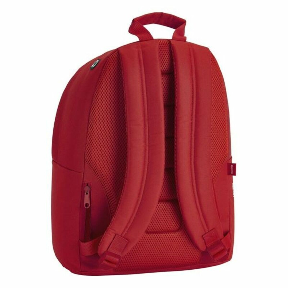 Laptop Backpack Real Sporting de Gijón 14,1'' Red 31 x 41 x 16 cm