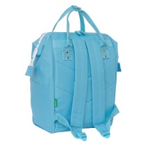 Sacoche pour Portable Benetton Spring Bleu ciel 27 x 40 x 19 cm