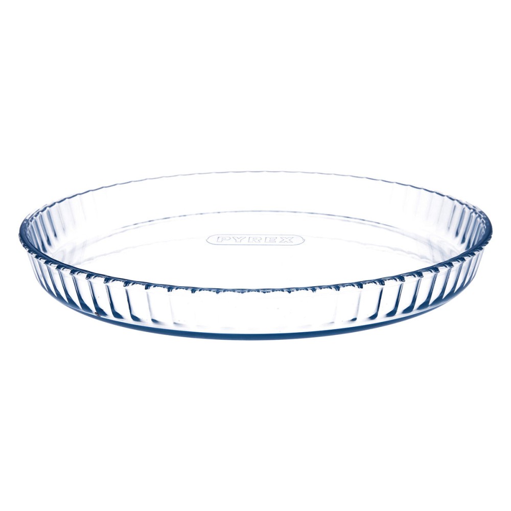 Cake Mould Pyrex Classic Vidrio Transparent Glass Flat Circular 31 x 31 x 4 cm 6 Units