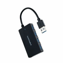 Hub USB NANOCABLE 10.16.4403 Schwarz