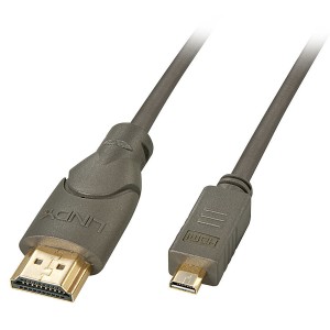 HDMI auf Mikro HDMI Verbindungskabel LINDY 41353 2 m Schwarz