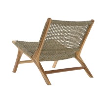 Armchair DKD Home Decor Brown Natural Wood Teak 65 x 80 x 68 cm