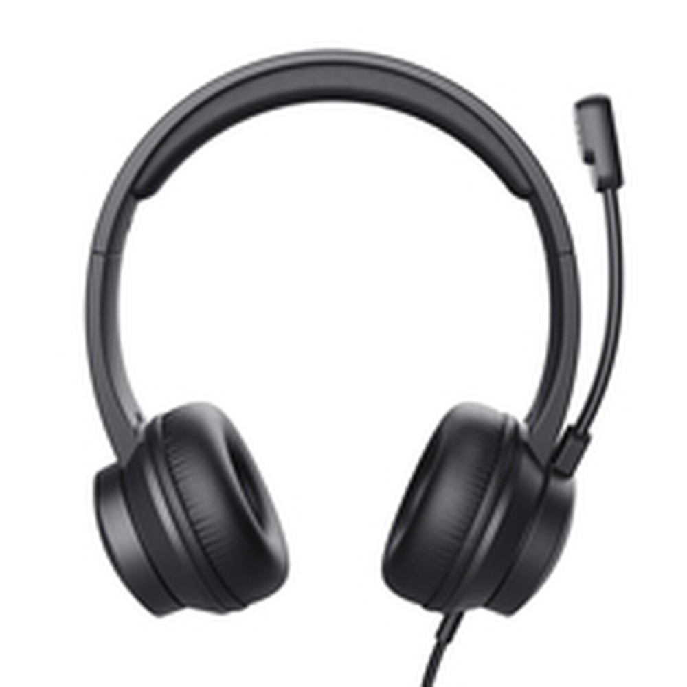 Headphones with Microphone Trust HS-150 Black