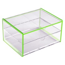 Box with compartments polypropylene (13 x 9,2 x 17,1 cm)