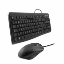 Tastatur mit Maus CoolBox COO-KTR-01U Schwarz Qwerty Spanisch QWERTY