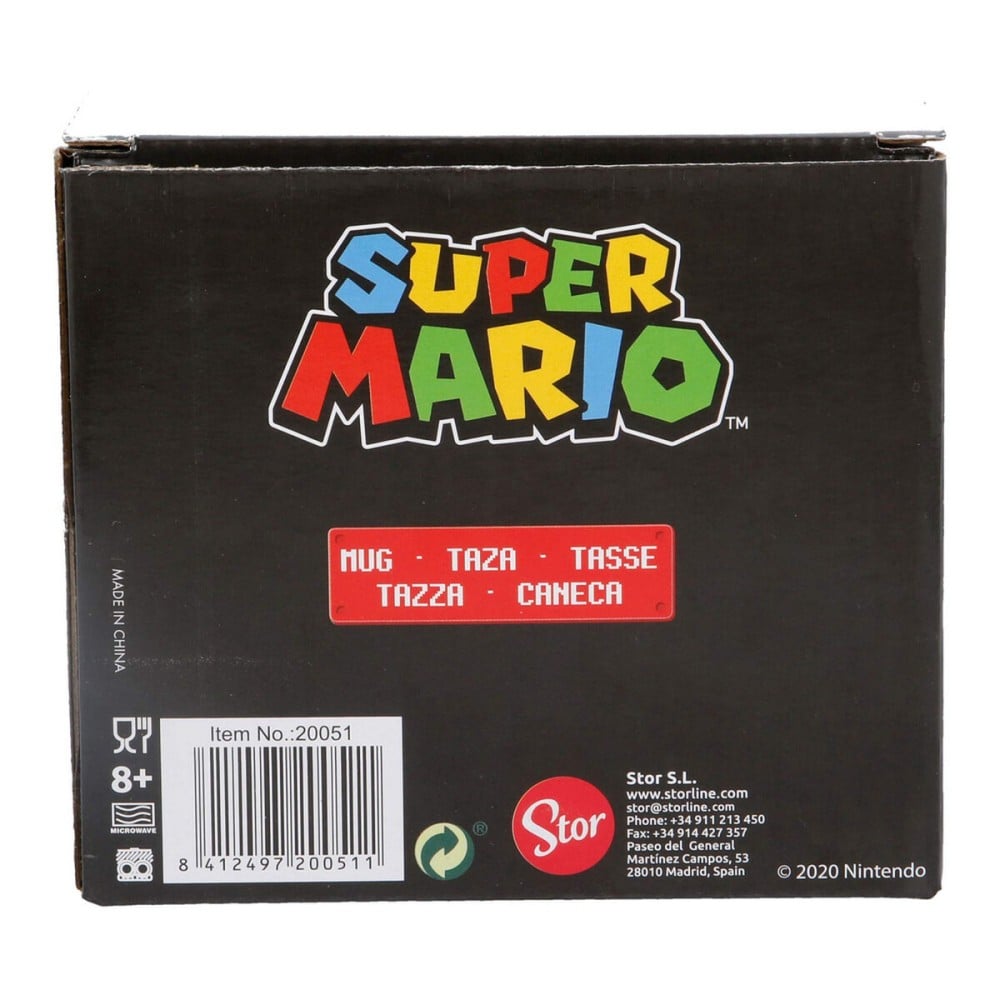 Keramiktasse Super Mario Weiß 325 ml Für Kinder aus Keramik