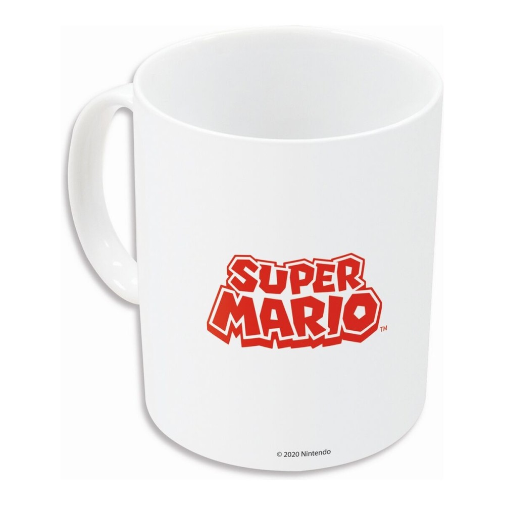 Tasse en Céramique Super Mario Blanc 325 ml Enfant Céramique