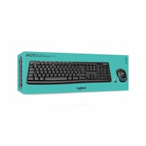 Clavier et Souris Optique Logitech 920-004513 2,4 GHz Noir Sans fil