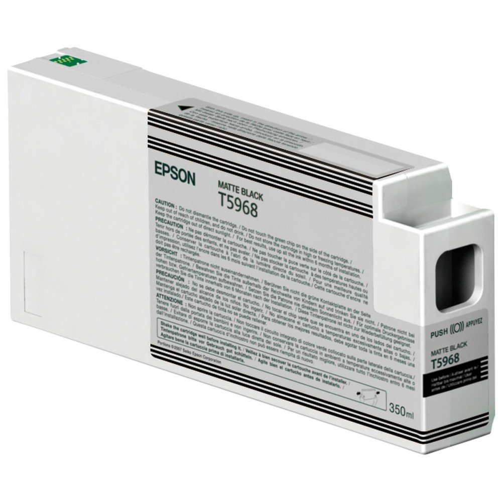 Original Tintenpatrone Epson C13T59680N Matte Hinterseite