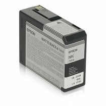 Original Tintenpatrone Epson C13T580800 Schwarz Matte Hinterseite