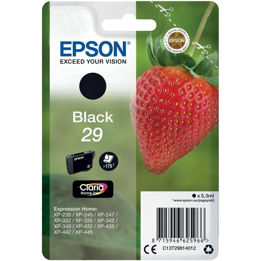 Original Ink Cartridge Epson 29 XL Black (10 Units)