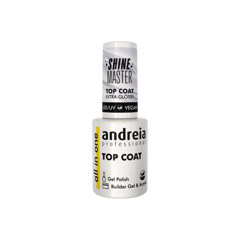 Fixateur de vernis à ongles Andreia Shine Master Top Coat 10,5 ml