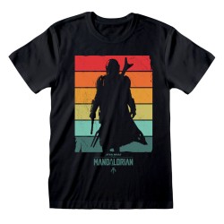 Kurzarm-T-Shirt The Mandalorian Spectrum Schwarz Unisex