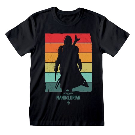 T shirt à manches courtes The Mandalorian Spectrum Noir Unisexe