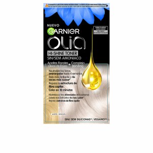 Demi-permanentes Färbemittel Garnier Olia Hi-Shine Toner Nº 10.01 Platinblond Ohne Ammoniak 3 Stücke