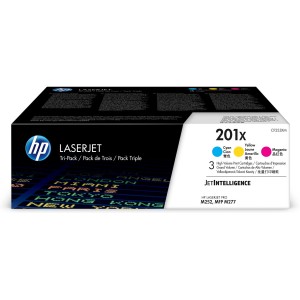 Toner HP 201X Cyan/Magenta/Yellow