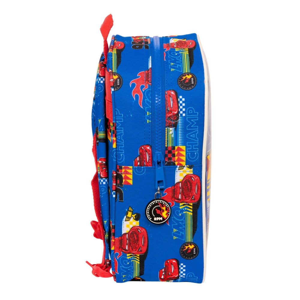 Kinderrucksack Cars Race ready Blau 22 x 27 x 10 cm