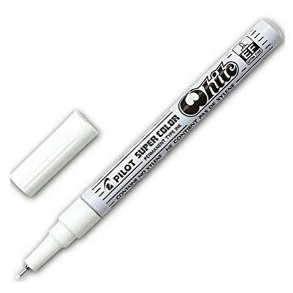 Permanent marker Pilot White (12 Units)