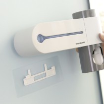 Stérilisateur Brosse à Dents UV avec Support et Distributeur de Dentifrice Smiluv InnovaGoods