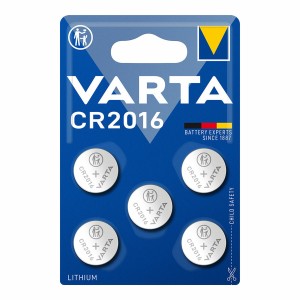 Lithiumknopfzellen Varta 6016101415 CR2016 3 V (5 Stück)