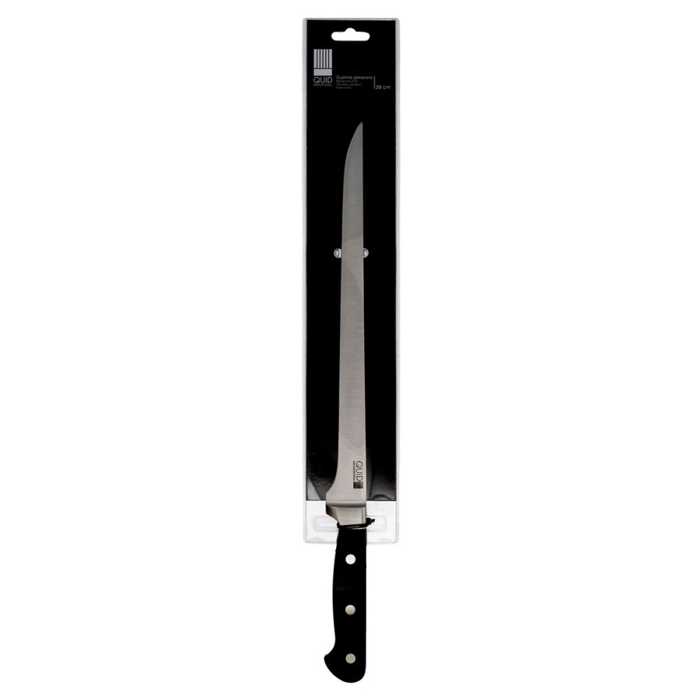 Schinkenmesser Quid Professional Inox Chef Black Metall 28 cm (Pack 6x)