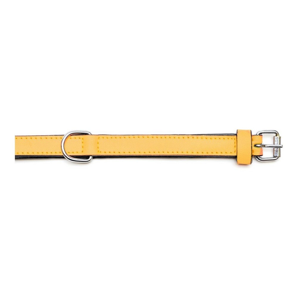 Dog collar Gloria Padded Yellow (40 x 2 cm)