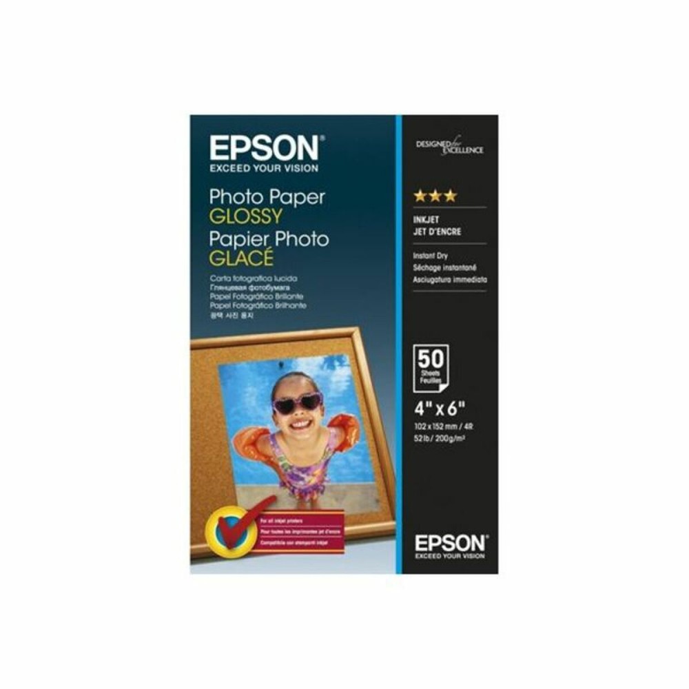 Glossy Photo Paper Epson C13S042547 Brillo (10 x 15 cm)