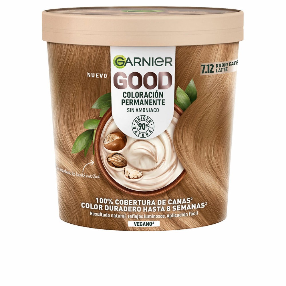 Dauerfärbung Garnier Good Café Latte Blond Nº 7.12 (1 Stück)