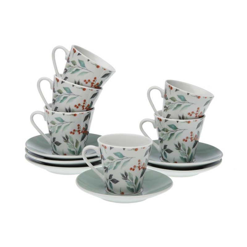 Ensemble de 6 tasses à café Versa Acebo Porcelaine