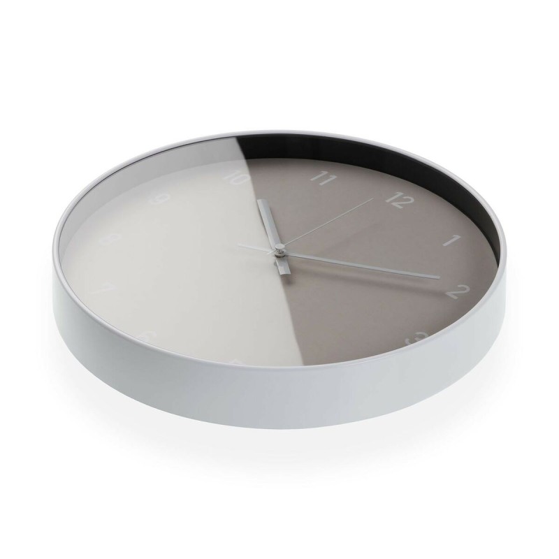 Wall Clock Versa Beige Crystal Plastic 4 x 30 x 30 cm