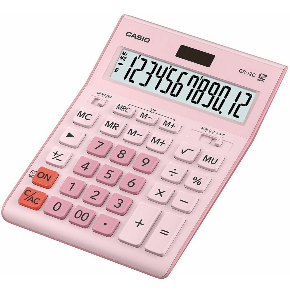 Calculatrice Casio GR-12C-PK-W-EP Résine