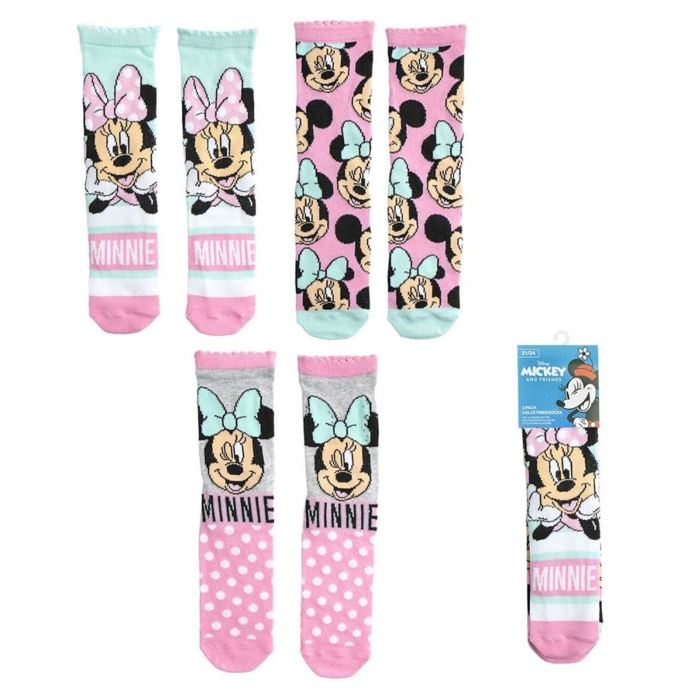 Chaussettes Minnie Mouse 3 paires