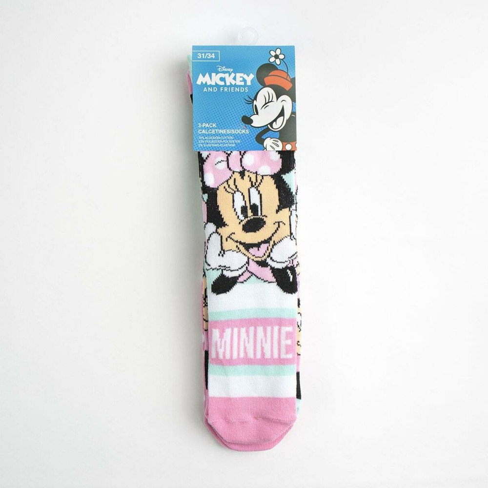 Chaussettes Minnie Mouse 3 paires