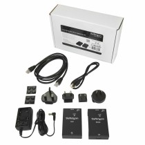 Rallonge électrique Startech USB2001EXTV          Noir