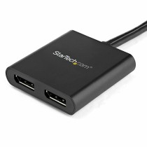 Splitter DisplayPort Startech MSTDP122DP Noir 4K Ultra HD