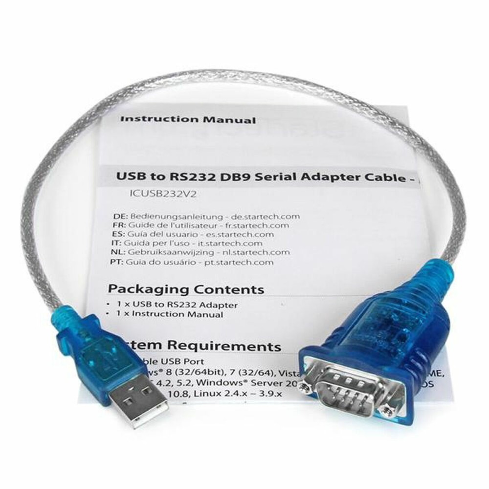 USB-zu-RS232-Adapter Startech ICUSB232V2           Grau