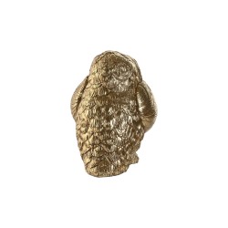 Decorative Figure Home ESPRIT Golden Owl 11 x 11 x 15 cm (3 Units)