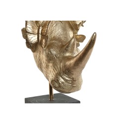 Deko-Figur Home ESPRIT Schwarz Gold 33 x 24 x 43,5 cm