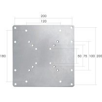 Plaque Murale Neomounts FPMA-VESA200 22"-42" 35 kg