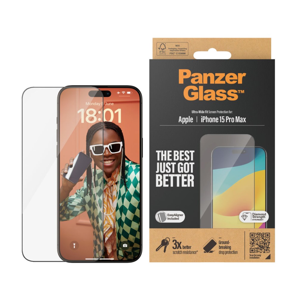 Bildschirmschutz fürs Handy Panzer Glass 2812 Apple