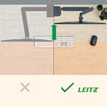 Bildschirm-Träger für den Tisch Leitz Ergo Space Saving 17" 32"