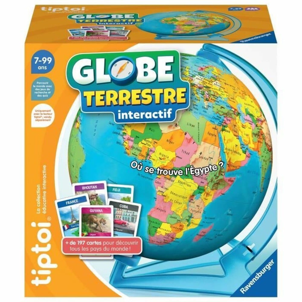 Interactive Earth Globe Ravensburger (FR) Plastic