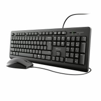 clavier et souris Trust TKM-250 Noir Espagnol Qwerty