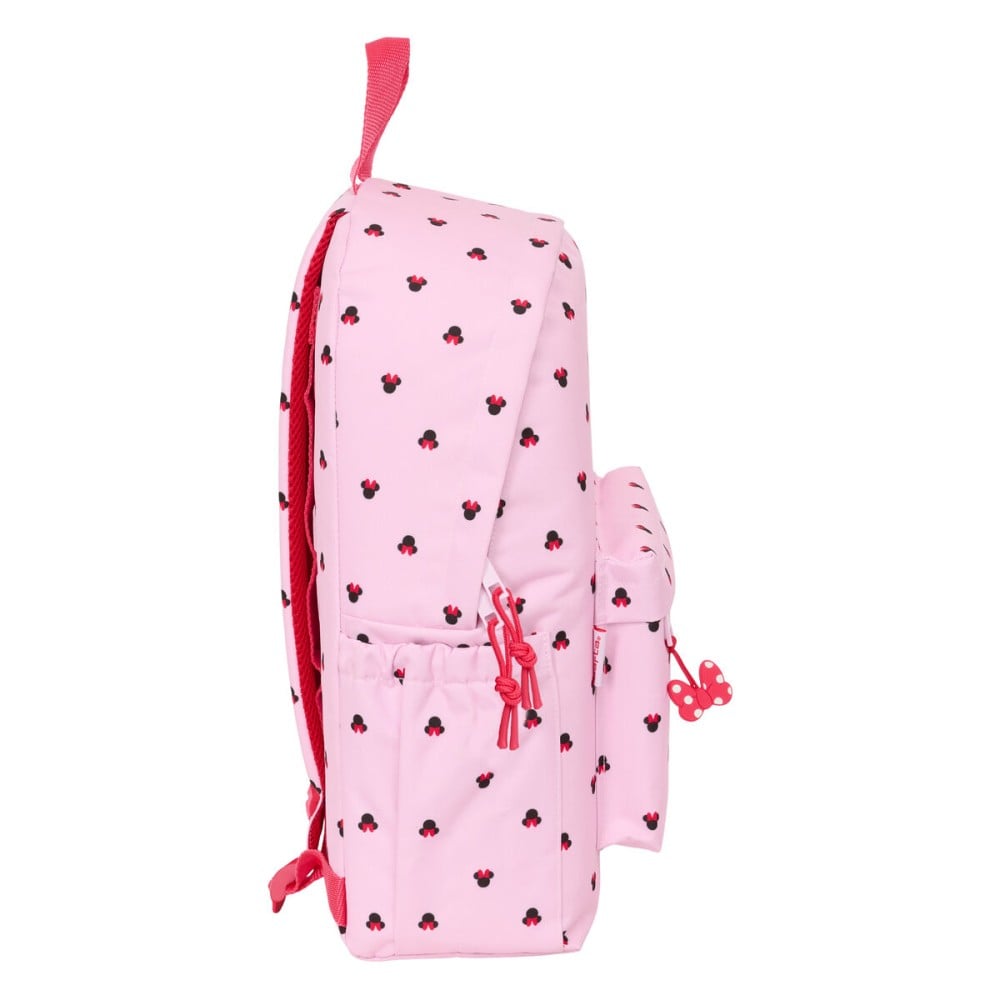 School Bag Minnie Mouse Naive Pink 31 x 43 x 13 cm