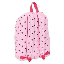 School Bag Minnie Mouse Naive Pink 31 x 43 x 13 cm