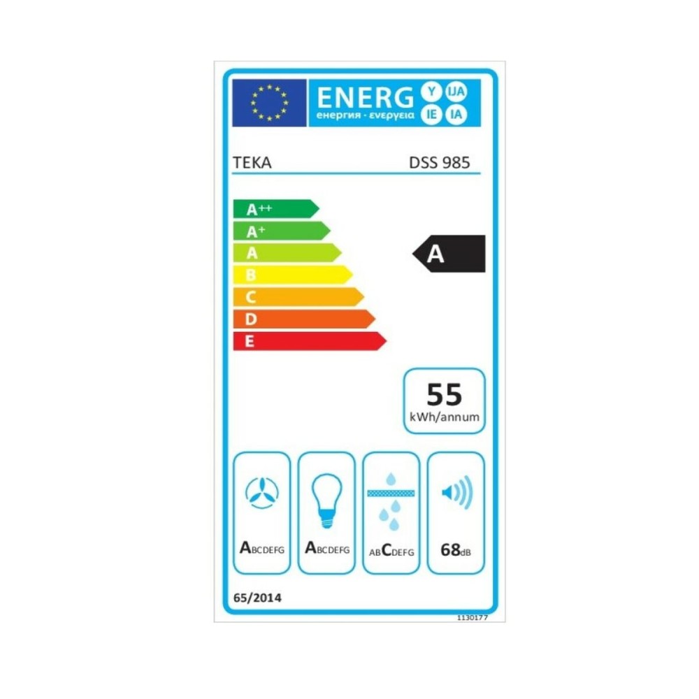 Hotte standard Teka 40437010 90 cm 760 m3/h 66 dB 292W Acier