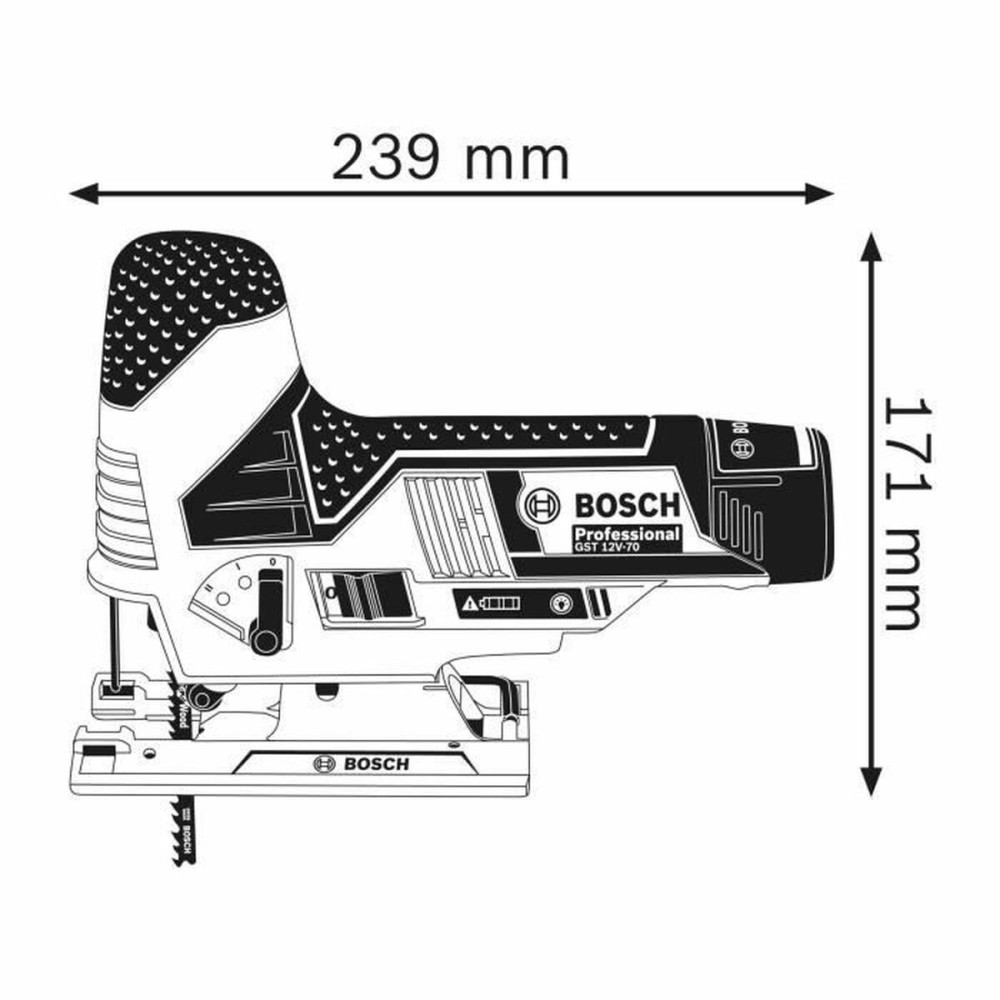 Scie sauteuse BOSCH GST 12V-70 Professional 12 V