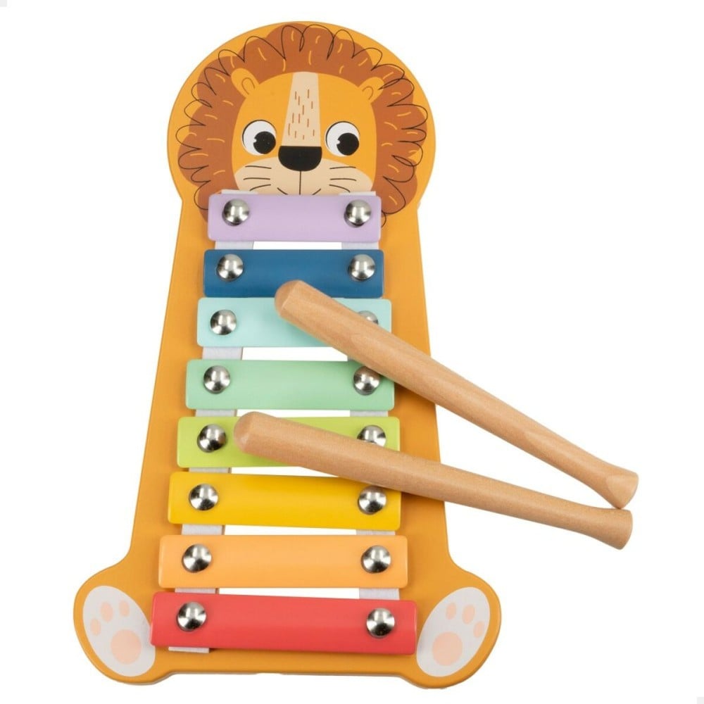 Xylophone Woomax Lion Bois 16 x 2,5 x 26 cm (6 Unités)