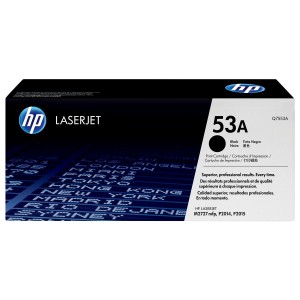 Original Toner HP 53A 53A Blau Schwarz Bunt