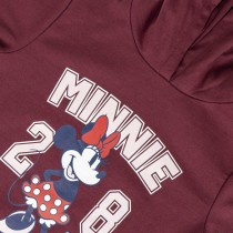 Sweat-shirt à capuche fille Minnie Mouse Rouge